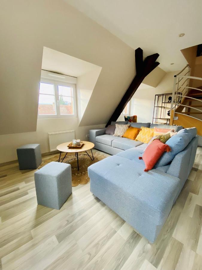L'Envolee Alsacienne - Magnifique Appartement En Duplex Ostheim Eksteriør bilde