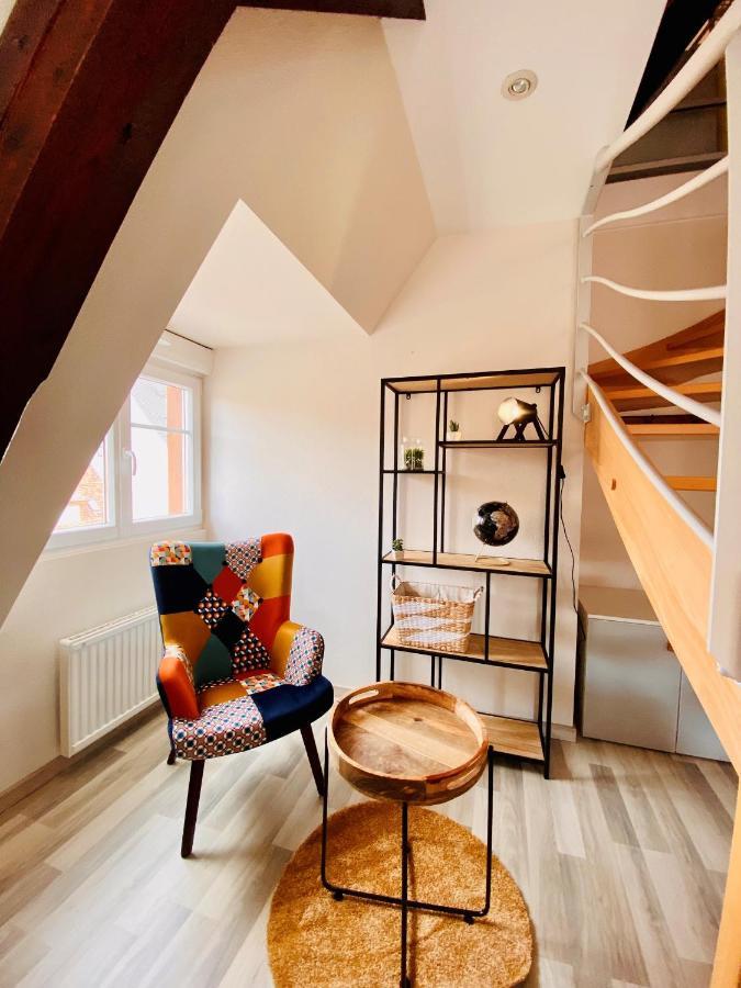 L'Envolee Alsacienne - Magnifique Appartement En Duplex Ostheim Eksteriør bilde