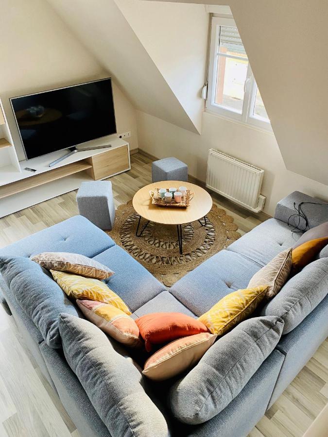 L'Envolee Alsacienne - Magnifique Appartement En Duplex Ostheim Eksteriør bilde